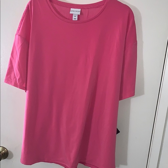BNWT Ava & Viv Pink Women's Top - Picture 9 of 10